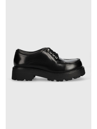 Кожени половинки обувки Vagabond Shoemakers COSMO 2.0 в черно с платформа 5649.004.20