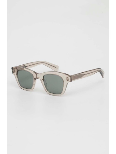 Слънчеви очила Saint Laurent 592 в прозрачен цвят