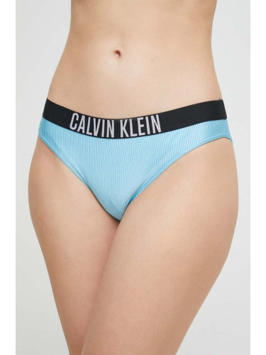 Долнище на бански Calvin Klein в синьо