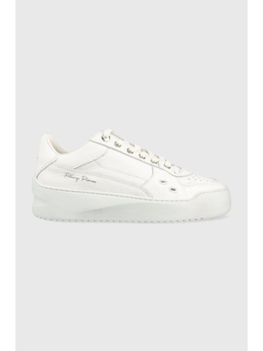 Кожени маратонки Filling Pieces Avenue Cup в бяло 71533701855