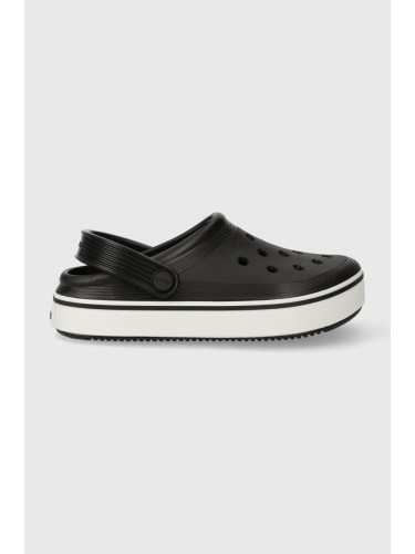 Детски чехли Crocs CROCBAND CLEAN CLOG в черно