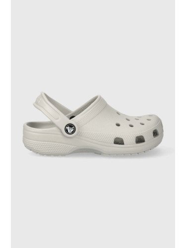 Детски чехли Crocs CLASSIC KIDS CLOG в сиво