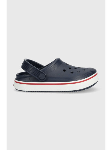 Детски чехли Crocs CROCBAND CLEAN CLOG в тъмносиньо