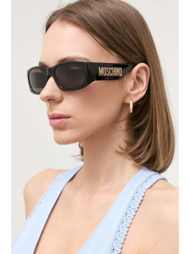 Слънчеви очила Moschino в черно