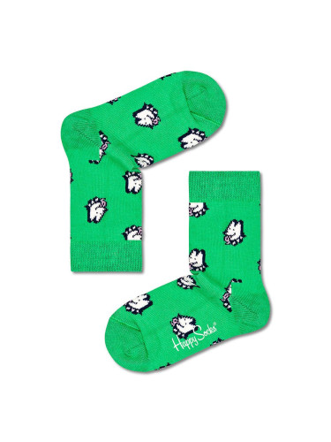 Детски чорапи Happy Socks в зелено