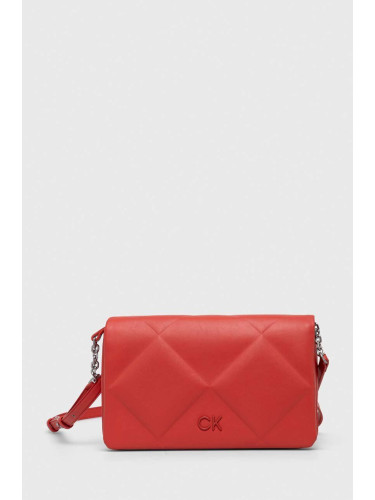 Чанта Calvin Klein в червено