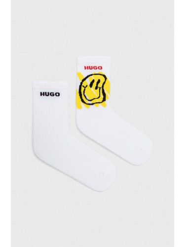 Чорапи HUGO (2 броя) в бяло