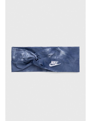 Лента за глава Nike в синьо