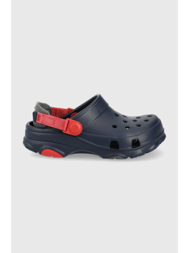 Детски чехли Crocs в тъмносиньо