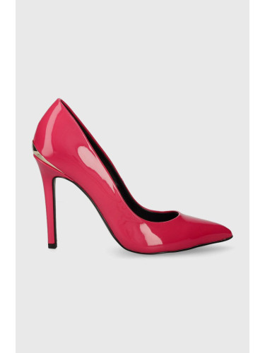 Обувки с тънък ток Just Cavalli в розово 75RA3S01ZS743455