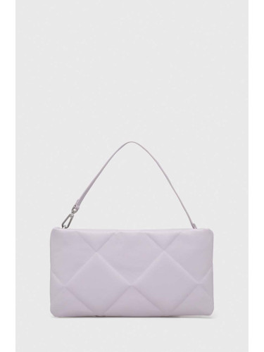 Чанта Calvin Klein в лилаво