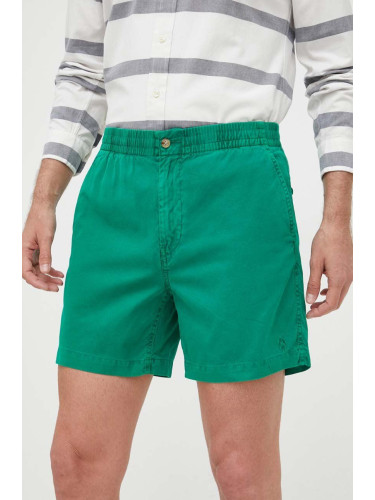 Памучен къс панталон Polo Ralph Lauren в зелено