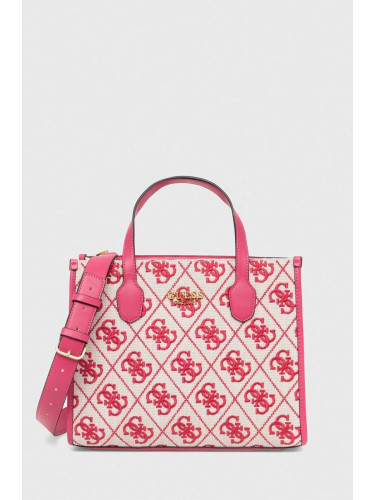 Чанта Guess в розово