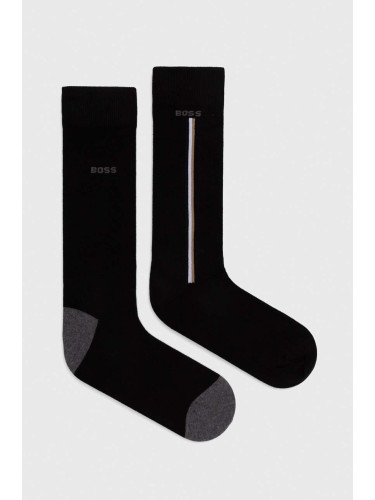 Чорапи BOSS (2 броя) в черно