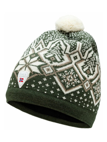Dale of Norway Winterland Unisex Merino Wool Hat Dark Green/Off White/Sand UNI Шапка за ски