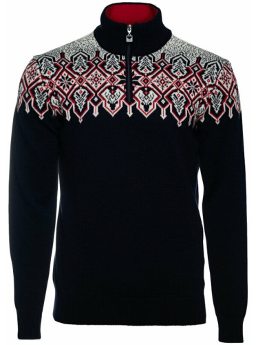 Dale of Norway Winterland Mens Merino Wool Sweater Navy/Off White/Raspberry S Скачач