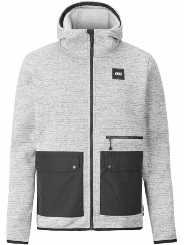 Picture Ambroze Fleece Grey Melange M Дреха с качулка