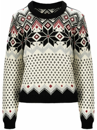 Dale of Norway Vilja Womens Knit Sweater Black/Off White/Red Rose M Скачач