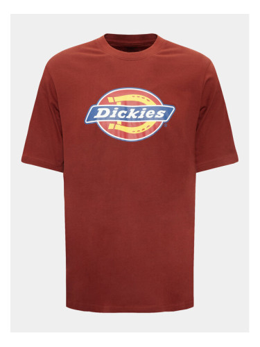 Dickies Тишърт Icon Logo DK0A4XC9 Бордо Regular Fit