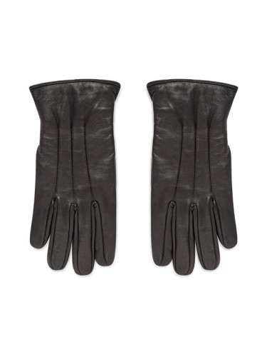 Jack&Jones Мъжки ръкавици Jacmontana Leather Gloves Noos 12125090 Черен