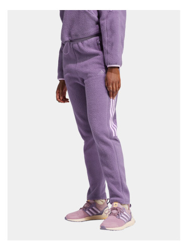 adidas Долнище анцуг Tiro Fleece IJ8415 Виолетов Regular Fit