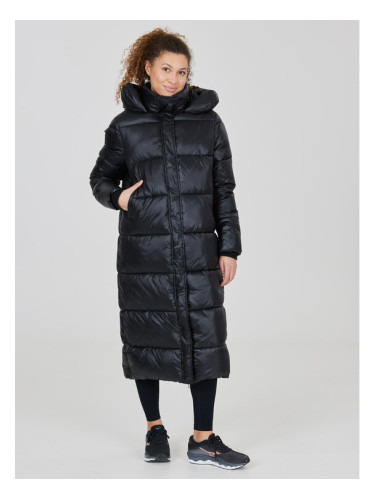 Athlecia Пухено яке Elly W Maxi Puffer EA233361 Черен Regular Fit