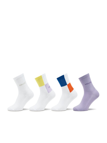 Levi's® Комплект 4 чифта дълги чорапи дамски 701224695 Цветен