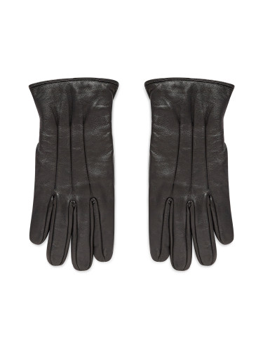 Мъжки ръкавици Jack&Jones Jacmontana Leather Gloves Noos 12125090 Черен