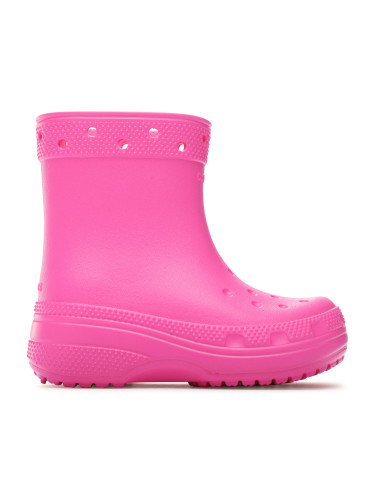 Гумени ботуши Crocs Crocs Classic Boot Kids 208544 Розов