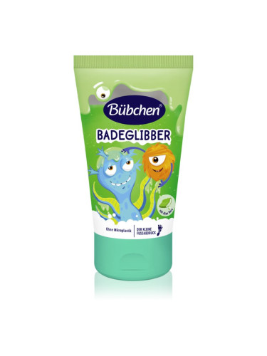 Bübchen Kids Bath Slime Green цветна слуз за вана 3 y+ 130 мл.