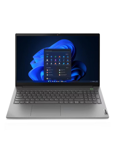 Лаптоп Lenovo ThinkBook 15 G4 IAP (21DJ001DBM), десетядрен Intel Core i5-1235U 1.3/4.4GHz, 15.6" (39.62 cm) Full HD Anti-Glare дисплей (Thunderbolt 4), 8GB DDR4, 256GB NVMe SSD, Free DOS, 1.7 kg