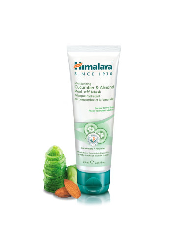 Маска за лице с бадем и краставица с отлепване,  Himalaya Wellness, 75 ml