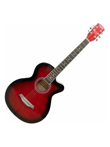 Pasadena SG026C-38 Red Sunburst Джъмбо китара