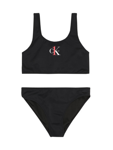 Calvin Klein Swimwear Бански тип бикини  светлочервено / черно / бяло