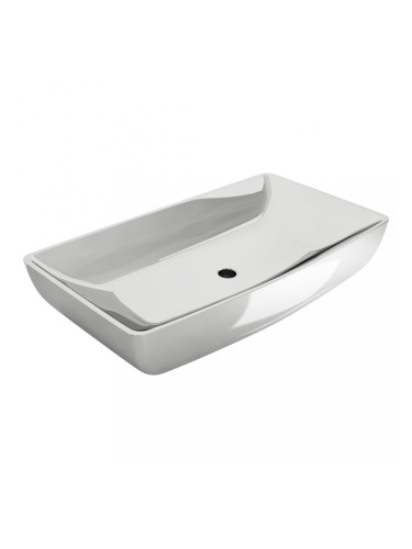 Sonata Мивка, 71x38x13,5 см, керамична, сребриста