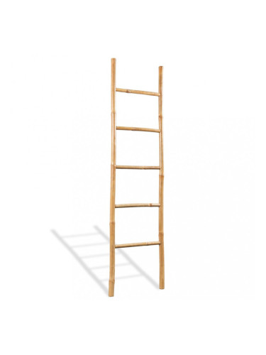 Sonata Стълба за кърпи, 5 бамбукови стъпала, 150 cм