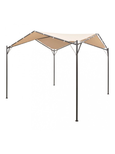 Sonata Шатра / беседка, с покрив, 4x4 м, стомана, бежова