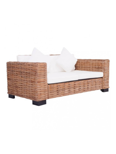 Sonata 2-местен градински диван, естествен ратан