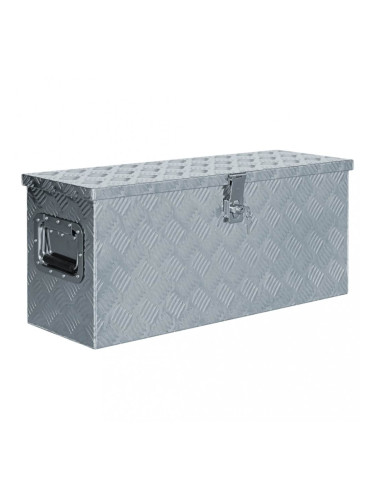 Sonata Алуминиева кутия, 76,5x26,5x33 см, сребриста