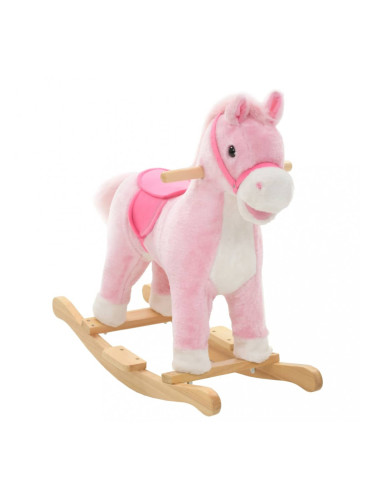 Sonata Люлеещо се конче, плюш, 65x32x58 см, розово