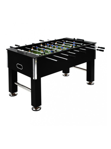 Sonata Футболна маса, стомана, 60 кг, 140x74,5x87,5 см, черна