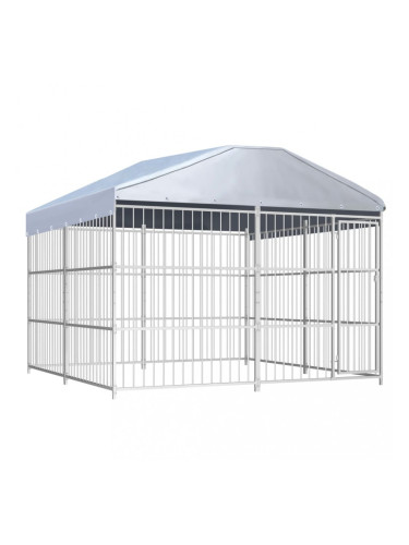 Sonata Външна клетка за кучета с покрив, 300x300x200 см