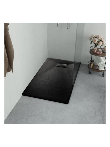 Sonata Душ корито, SMC, черно, 100x70 см