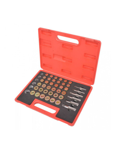 К-т инструменти за източване на масло, пасва на повечето автомобили