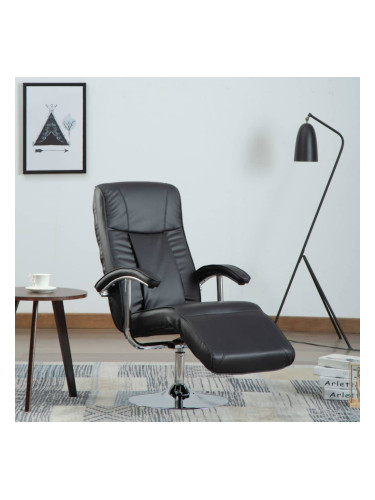 Sonata ТВ фотьойл, черен, изкуствена кожа