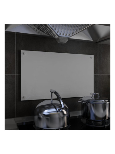 Sonata Кухненски гръб, бял, 70х40 см, закалено стъкло