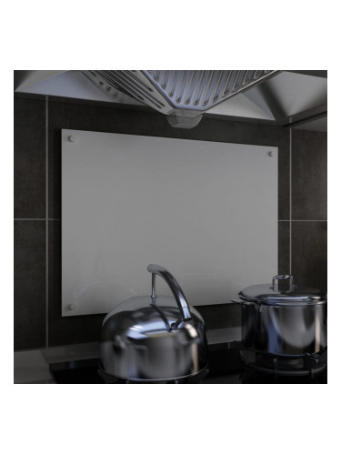 Sonata Кухненски гръб, бял, 70х50 см, закалено стъкло