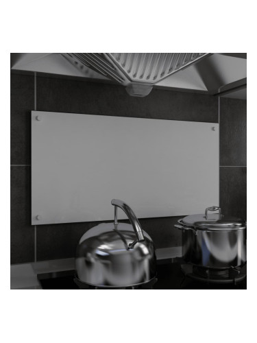 Sonata Кухненски гръб, бял, 80x40 см, закалено стъкло