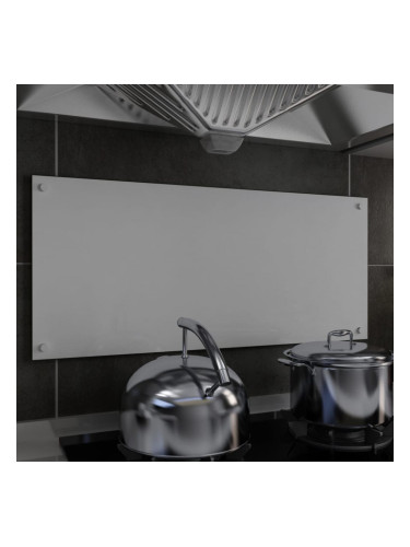 Sonata Кухненски гръб, бял, 90x40 см, закалено стъкло