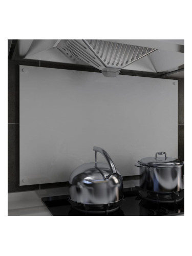 Sonata Кухненски гръб, бял, 100x60 см, закалено стъкло